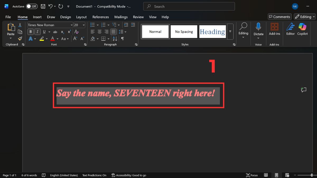 Cách dùng phím tắt để xóa định dạng trong Word