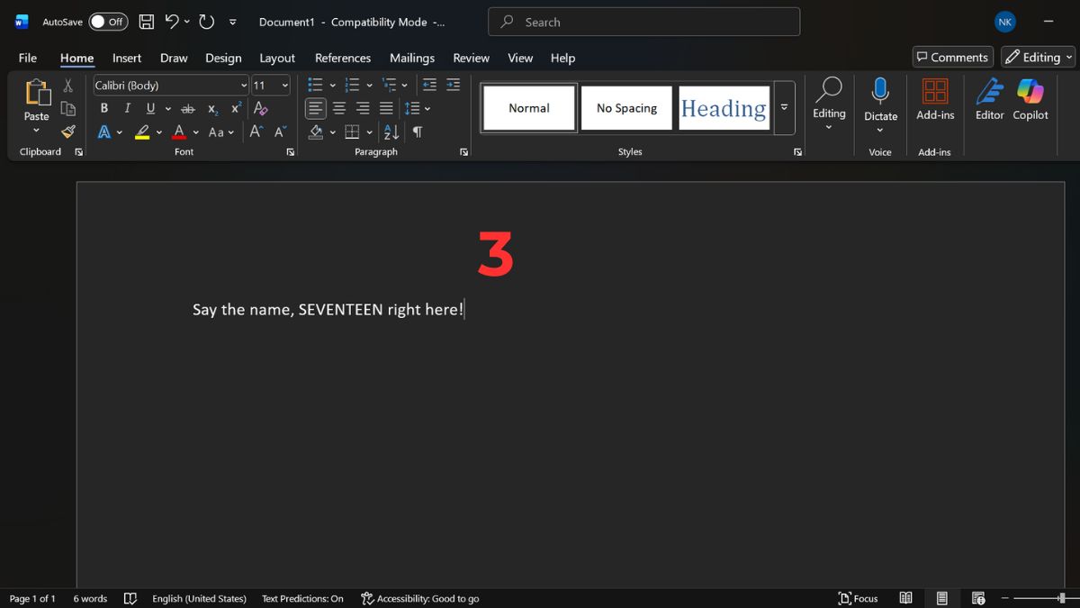 Cách dùng phím tắt để xóa định dạng trong Word
