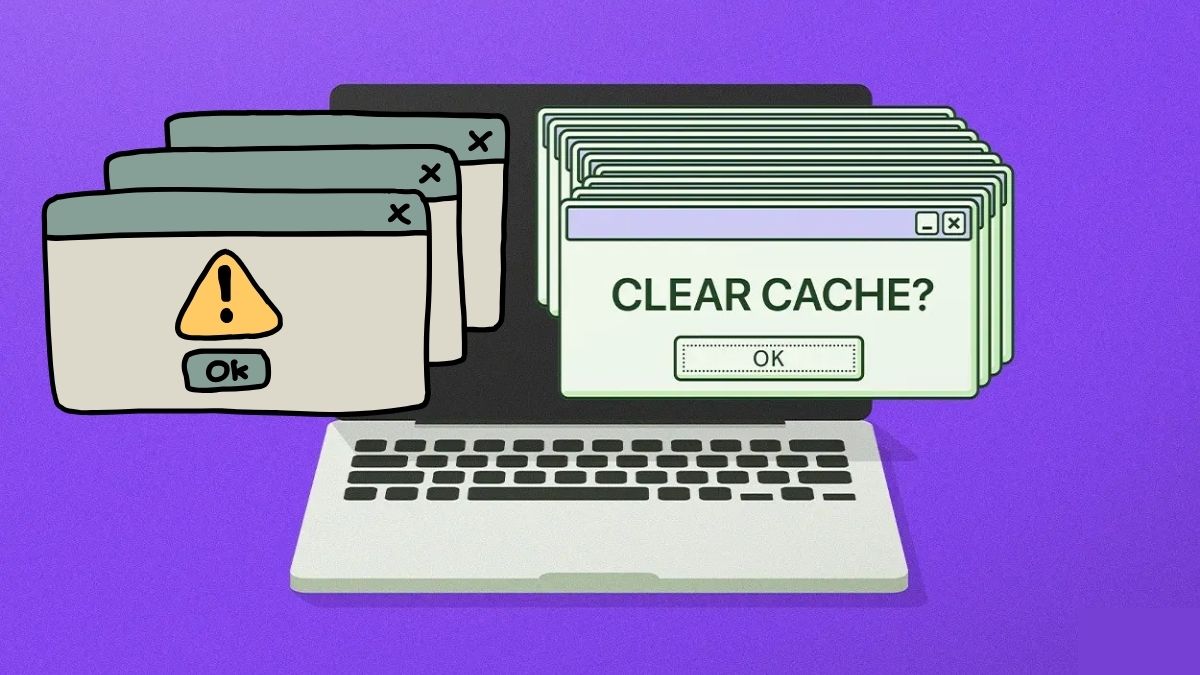 Khi ứng dụng bị lỗi, không mở được cần xóa cache