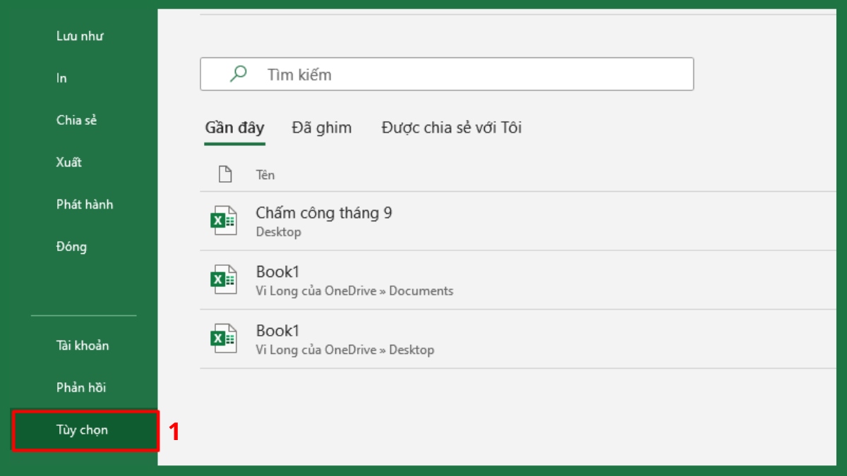 Tắt tính năng tự động tính toán