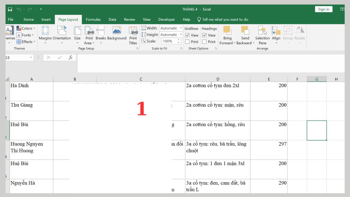 Cách xem trước khi in trong Excel chi tiết từng bước