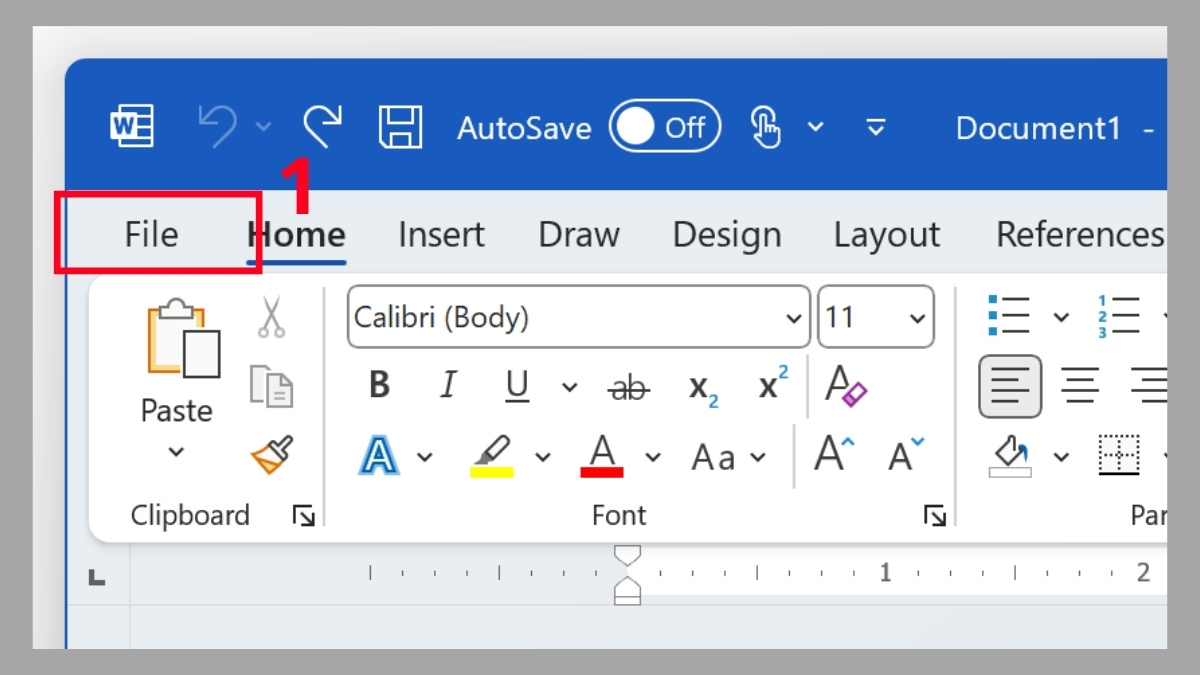 Sử dụng Quick Print hoặc Ctrl + P để xem trước file Word khi in