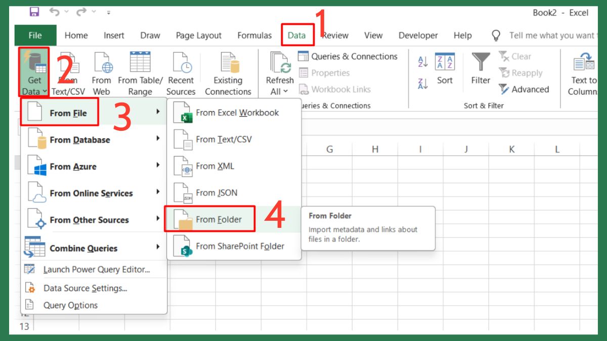 Dùng công cụ Power Query trong Excel