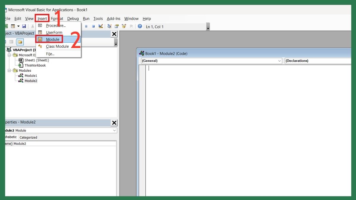 Sử dụng công thức Excel (VBA) để xuất tên file trong folder