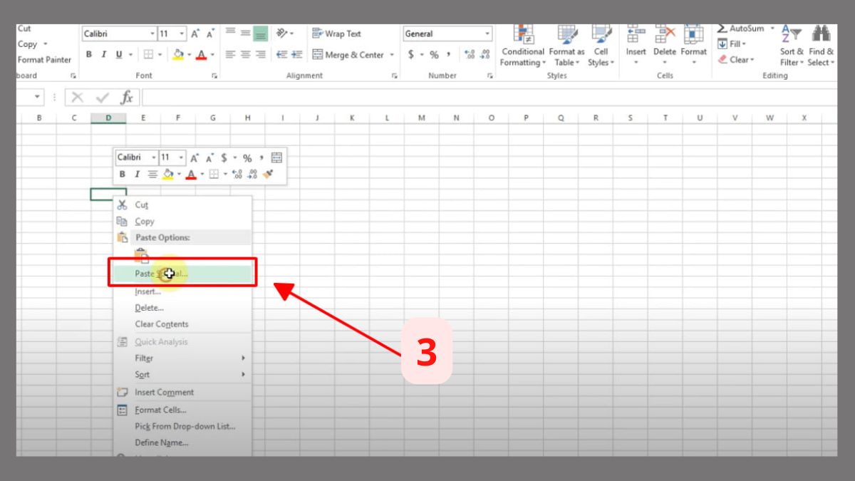 Sử dụng Copy & Paste đơn giản để xuất text CAD sang Excel