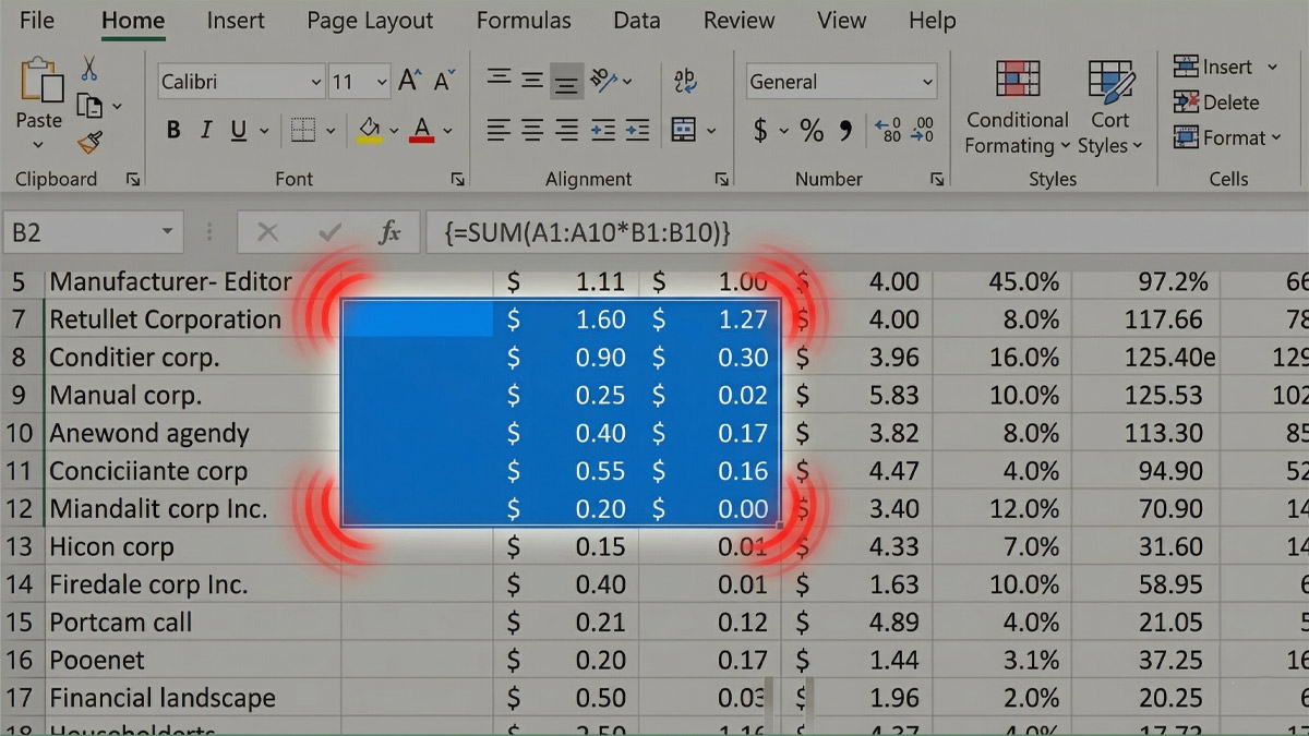 Sử dụng tổ hợp phím tắt Ctrl + /
