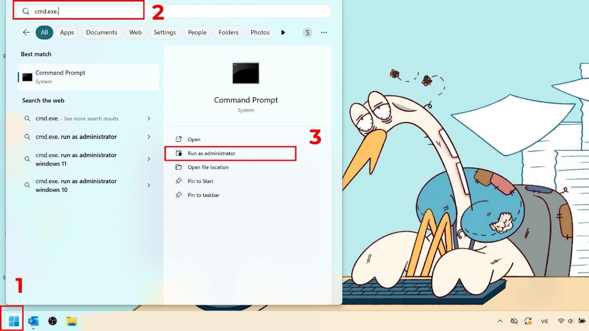 Gỡ bỏ key crack bằng CMD