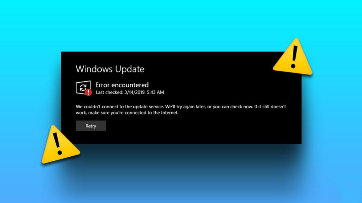 Xung đột sau khi cập nhật Windows
