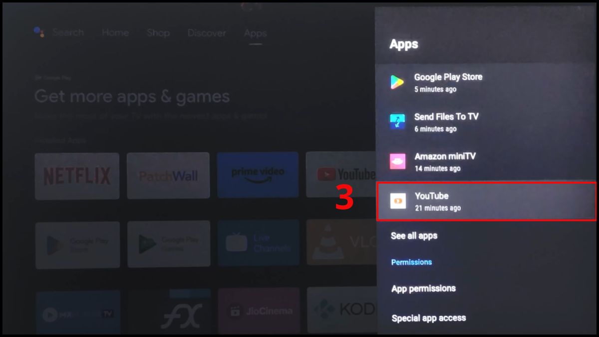 Xóa bộ nhớ đệm (Cache) và dữ liệu ứng dụng YouTube
