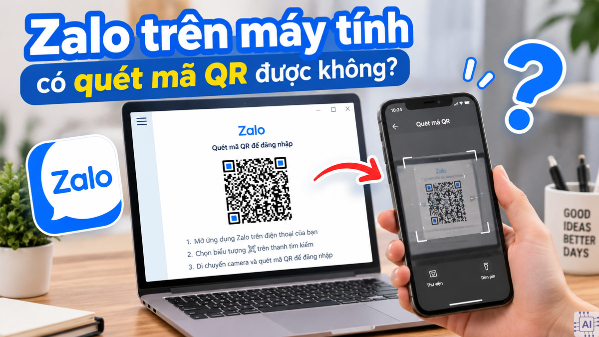 Giải đáp: Zalo trên máy tính có quét mã QR được không?