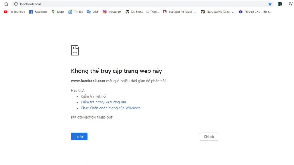 Nguyên nhân Google Chrome bị lỗi