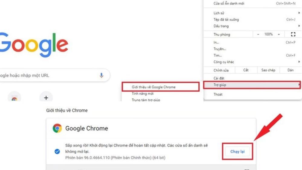 các khắc phục Google Chrome bị lỗi trang not responding