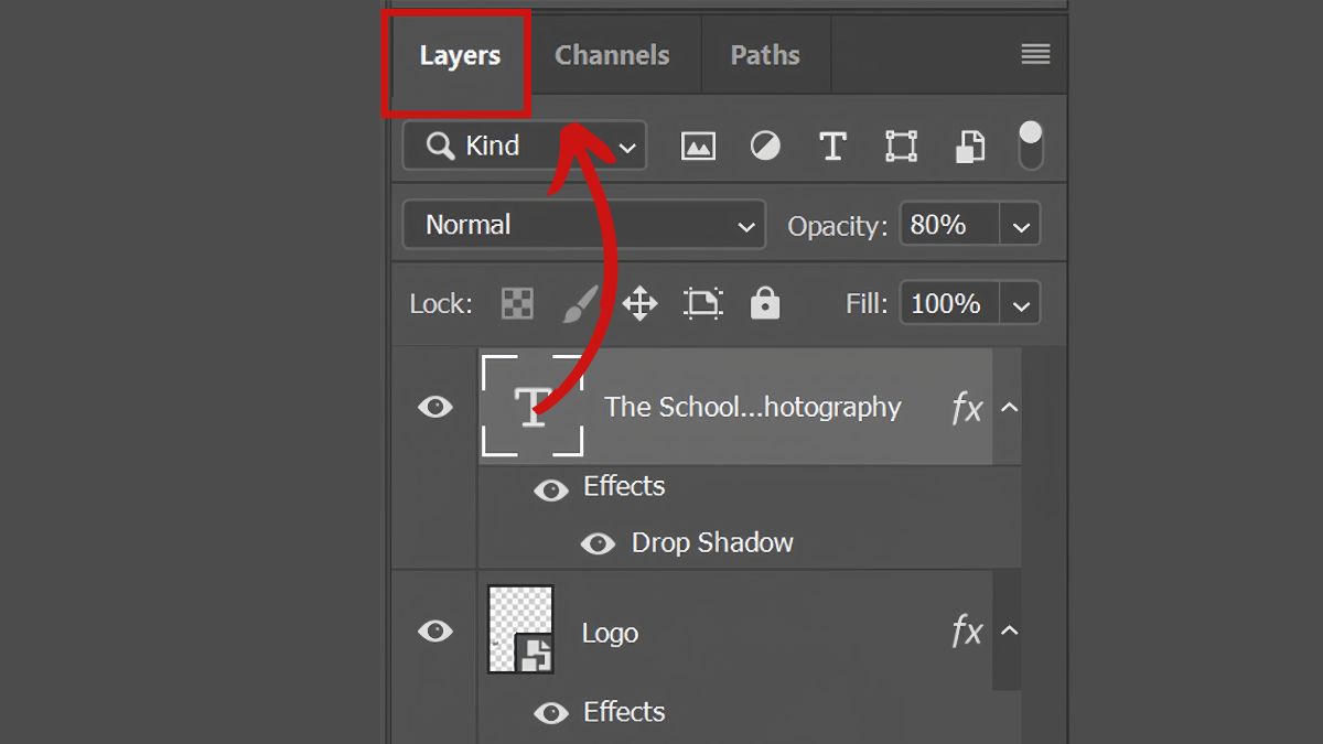 Gộp layer thành trong Photoshop dạng 2 bước 2