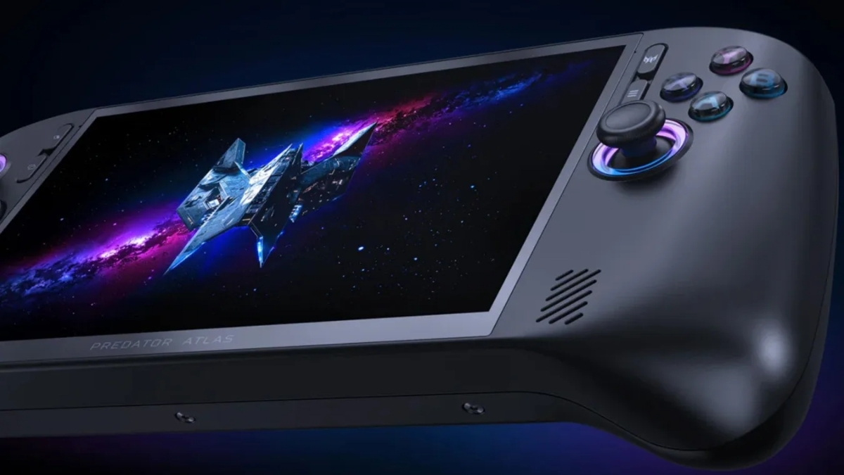 Acer Predator Atlas 8 lộ diện: Máy chơi game cầm tay với quạt tản nhiệt kim loại AeroBlade, pin 80Wh