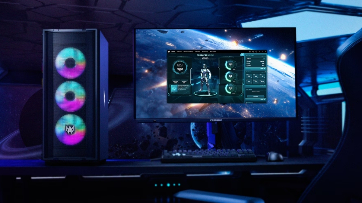 Predator Orion 5000 với cấu hình tối đa Intel Core Ultra 7 265F cùng NVIDIA GeForce RTX 5080