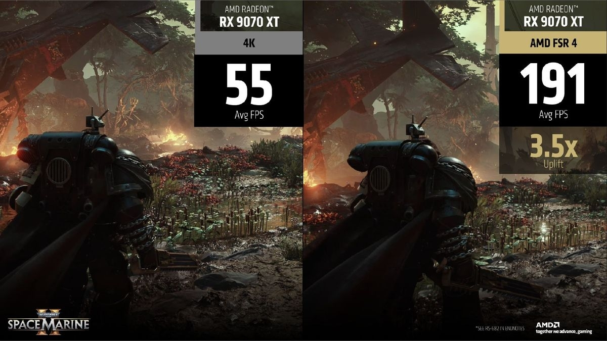 FSR 4 là công nghệ mới của AMD, giúp hình ảnh trong game trở nên sắc nét và đẹp hơn