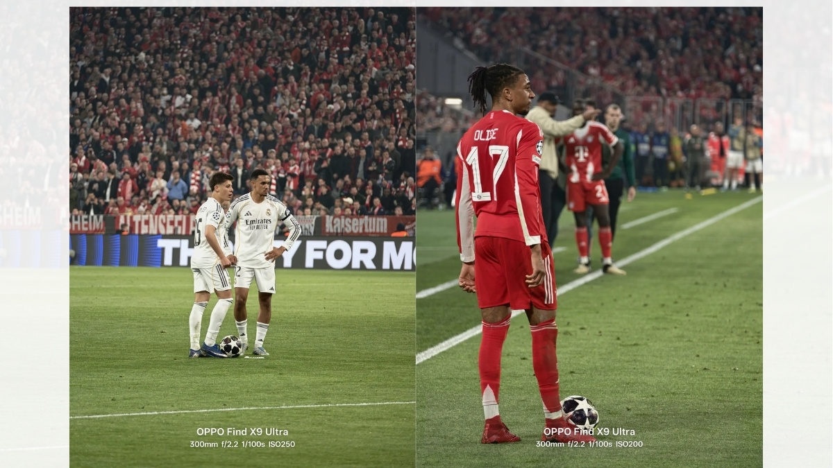 Loạt ảnh mẫu được thực hiện trực tiếp tại khuôn khổ vòng tứ kết giải bóng đá Champions League