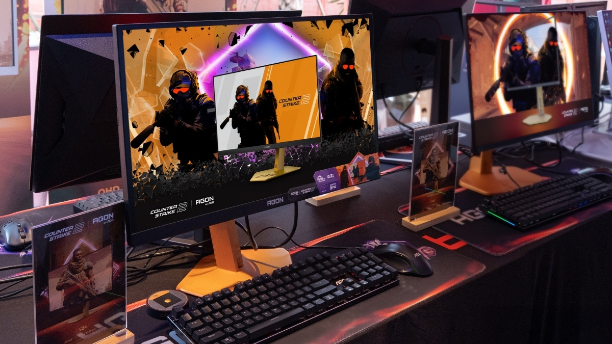 Bộ đôi AOC CS24A và CS25G hợp tác độc quyền cùng tựa game Counter-Strike 2