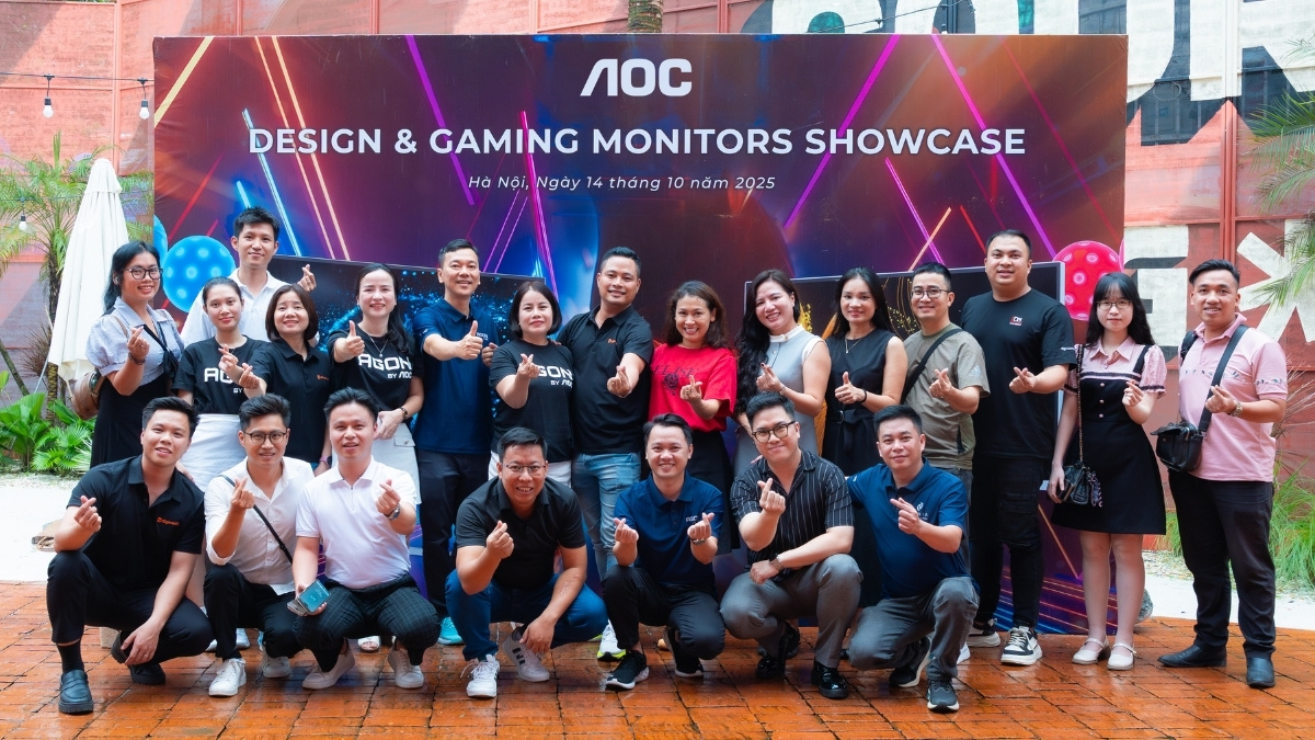Sự kiện thể hiện cam kết của AOC trong việc đồng hành cùng cộng đồng game thủ Việt Nam