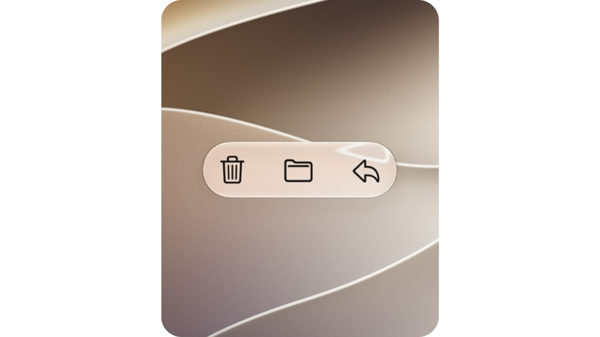 Điểm nhấn lớn nhất của iOS 27 là giao diện Liquid Glass mới. (Ảnh: Apple)