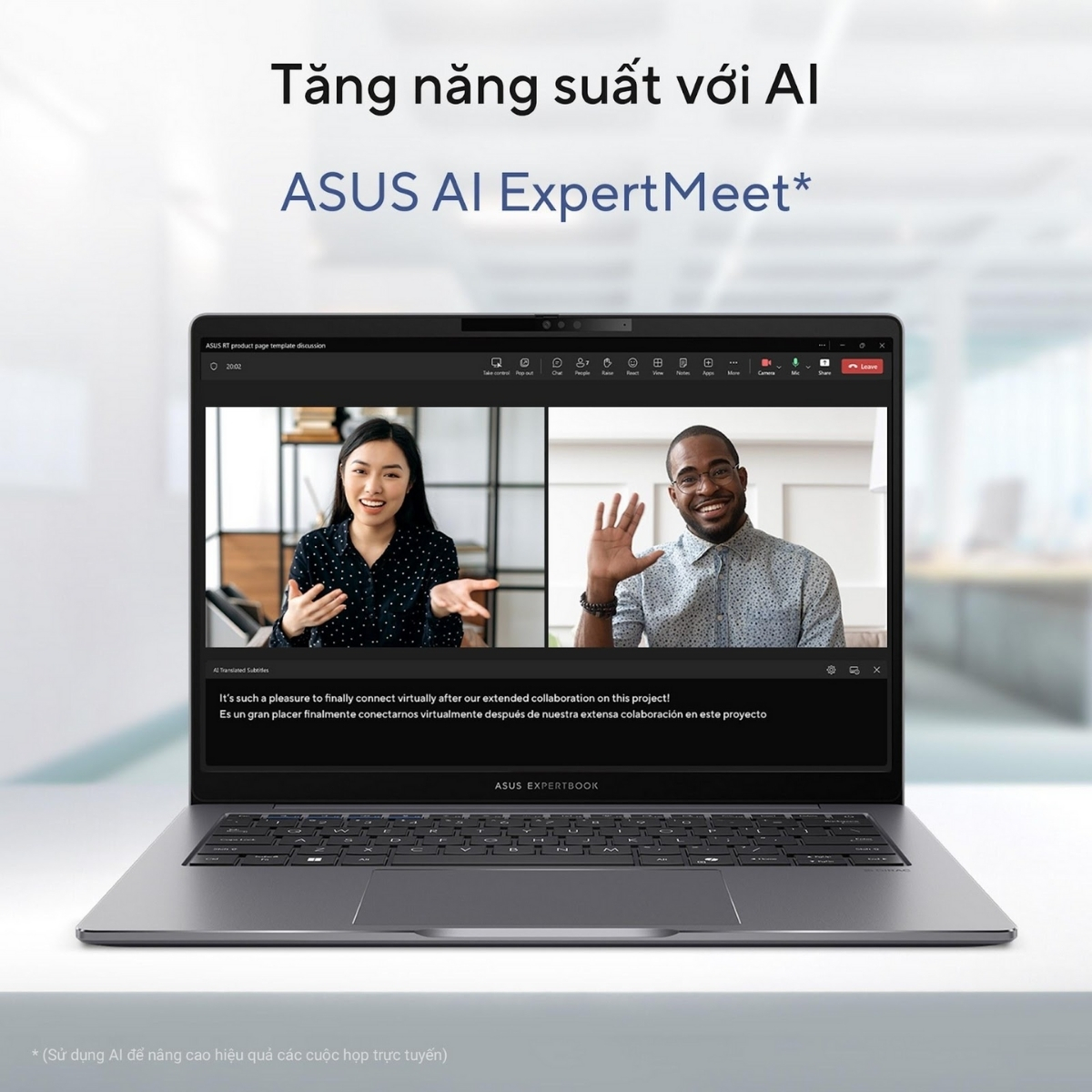 Expert Series tích hợp công cụ ASUS AI ExpertMeet
