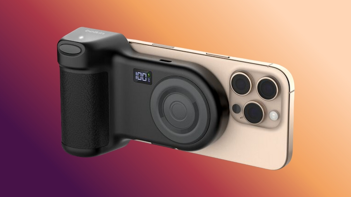 Belkin ra mắt Stage PowerGrip: Báng cầm biến smartphone thành máy ảnh chuyên nghiệp, tích hợp pin dự phòng