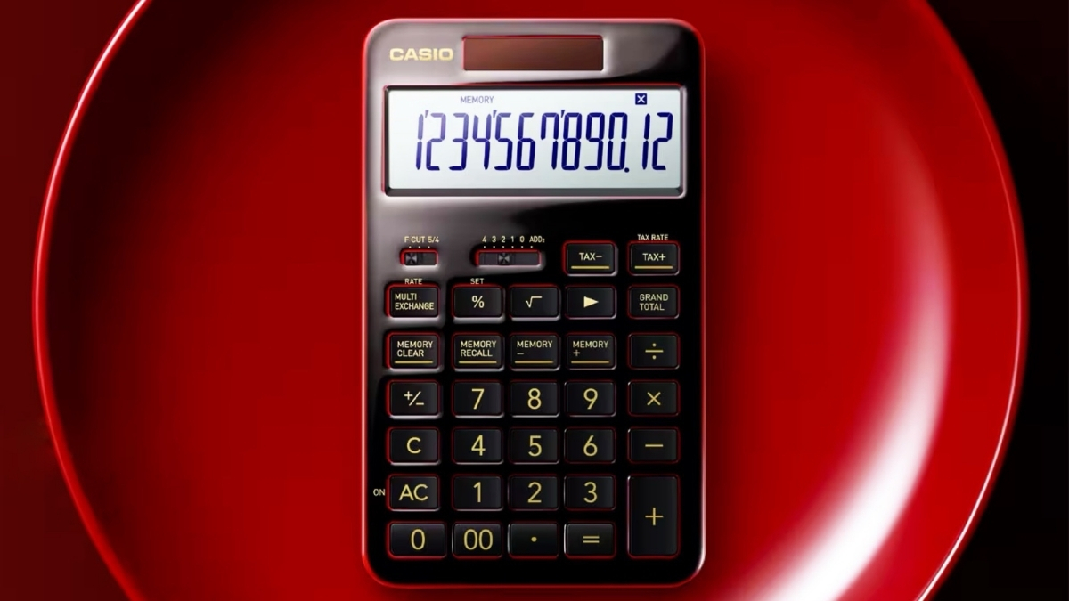 Casio S100X The Special One ra mắt: Máy tính bỏ túi "Flagship" với thiết kế sơn mài thủ công, giá hơn 16 triệu