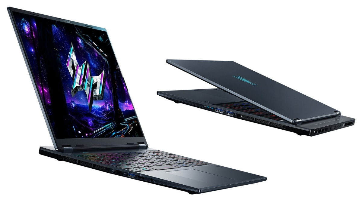 Mẫu Predator Helios Neo 16S AI cao cấp được trang bị Intel Core Ultra 9 386H và GPU RTX 5070