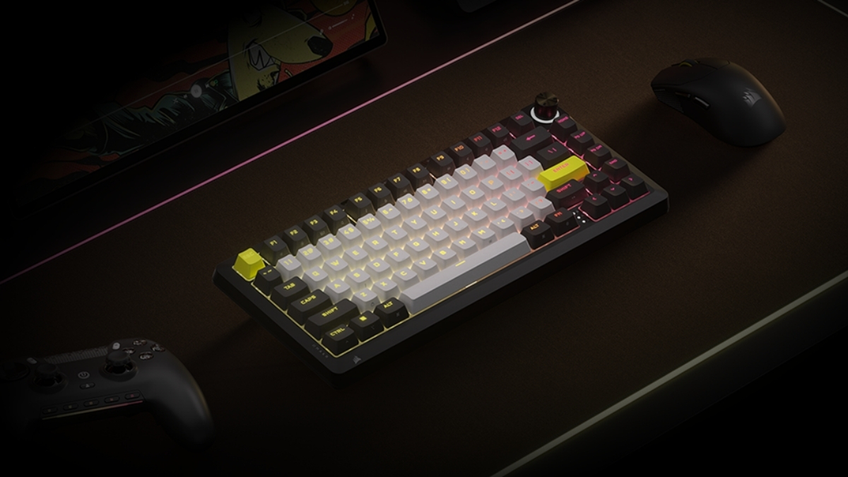 Mẫu CORSAIR MAKR PRO 75 Hall Effect là bản nâng cấp từ bộ kit MAKR 75 từng đạt giải thưởng thiết kế Red Dot