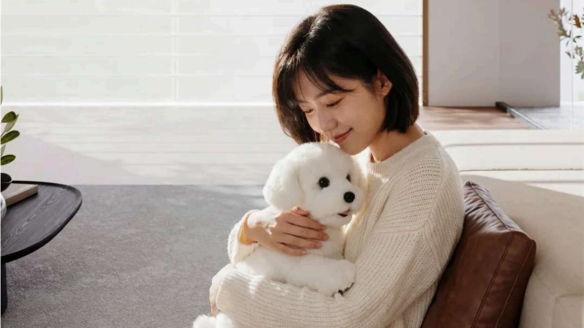 Robot LilMilo được Ecovacs mô tả như một chú chó máy tích hợp AI, giúp hỗ trợ cảm xúc người dùng