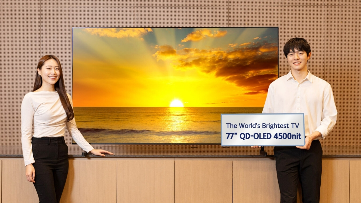 CES 2026: Samsung ra mắt TV QD-OLED 77 inch sáng nhất thế giới, lên tới 4,500 nits