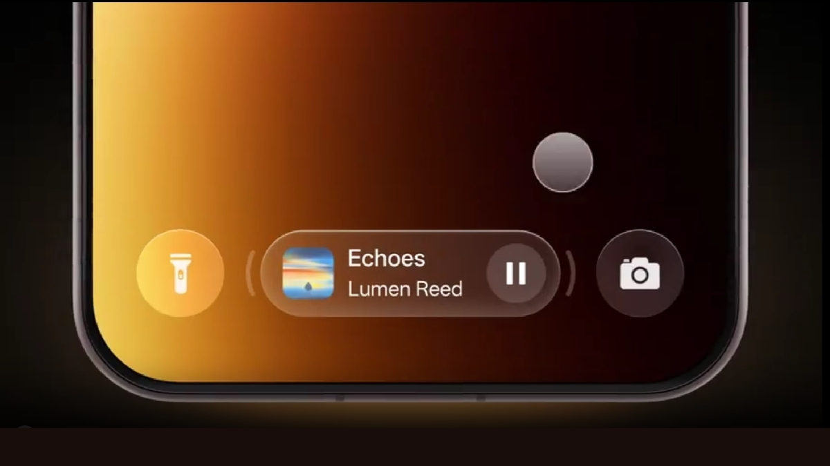 Giao diện màn hình khóa cũng nhận được sự nâng cấp mạnh với tính năng mang tên Lockscreen Island