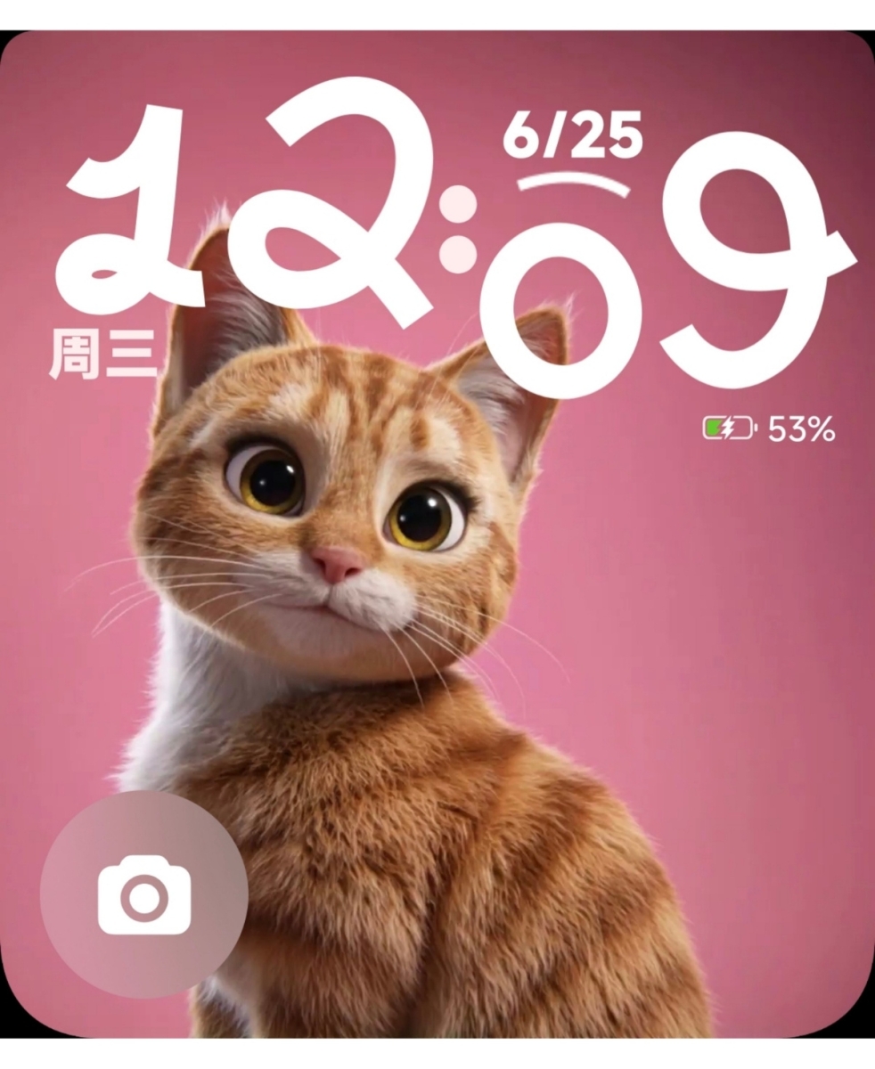 Tính năng tạo dùng ảnh thú cưng của mình để tạo một màn hình khóa trên Xiaomi MIX Flip 2