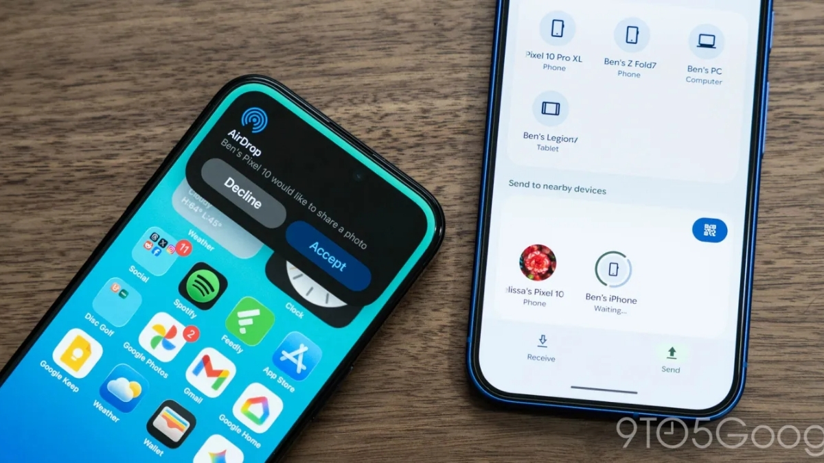 Danh sách smartphone Android sắp có AirDrop: Máy của bạn có được gọi tên?