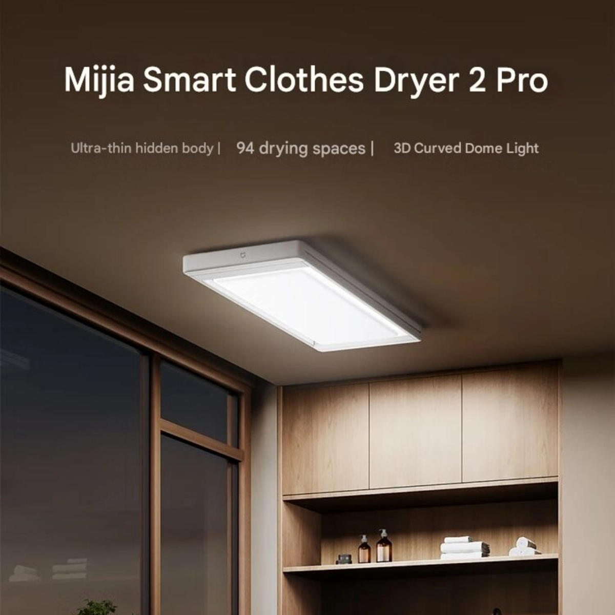 Đèn sấy quần áo thông minh Xiaomi Mijia 2 Pro cung cấp tổng cộng 94 vị trí sấy