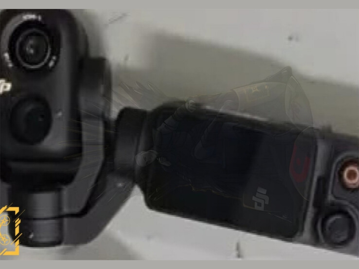 Hình ảnh trước đây về chiếc DJI Osmo Pocket 4 được cho là có thiết lập camera tương tự