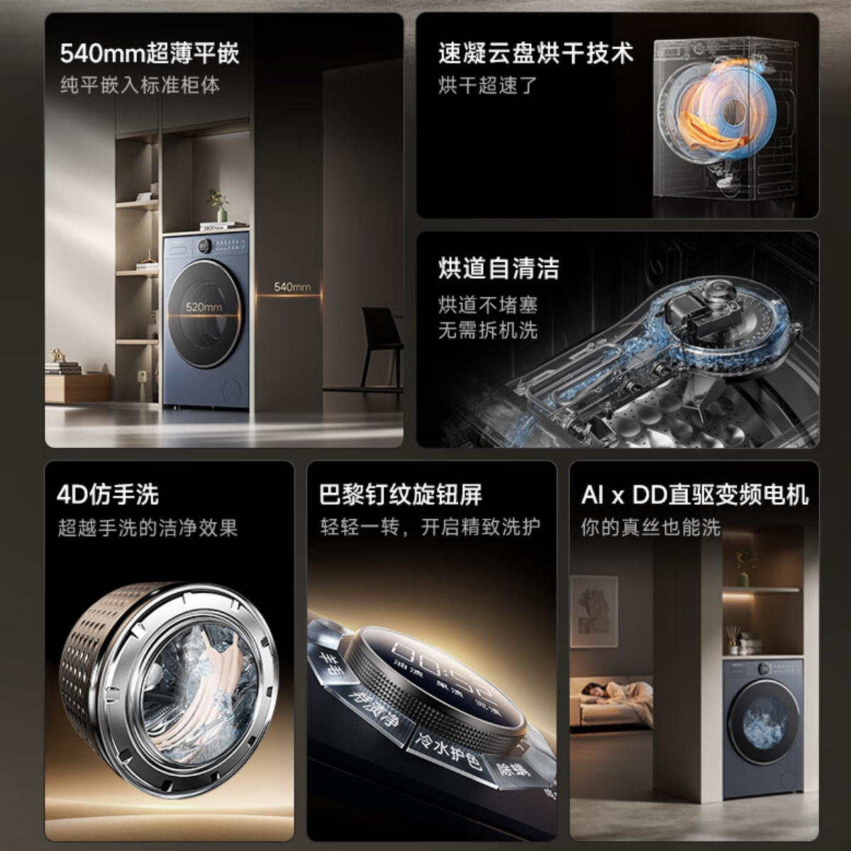 Điểm nhấn của P5 là hệ thống mô phỏng giặt tay 4D, giúp tăng hiệu quả giặt sạch lên 13%