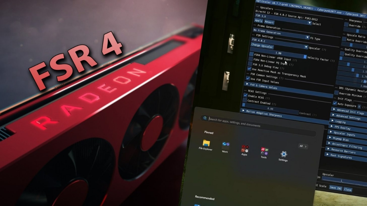 Người dùng "qua mặt" AMD, dùng file rò rỉ để kích hoạt FSR 4 trên card RX 7000, RTX 30 Series