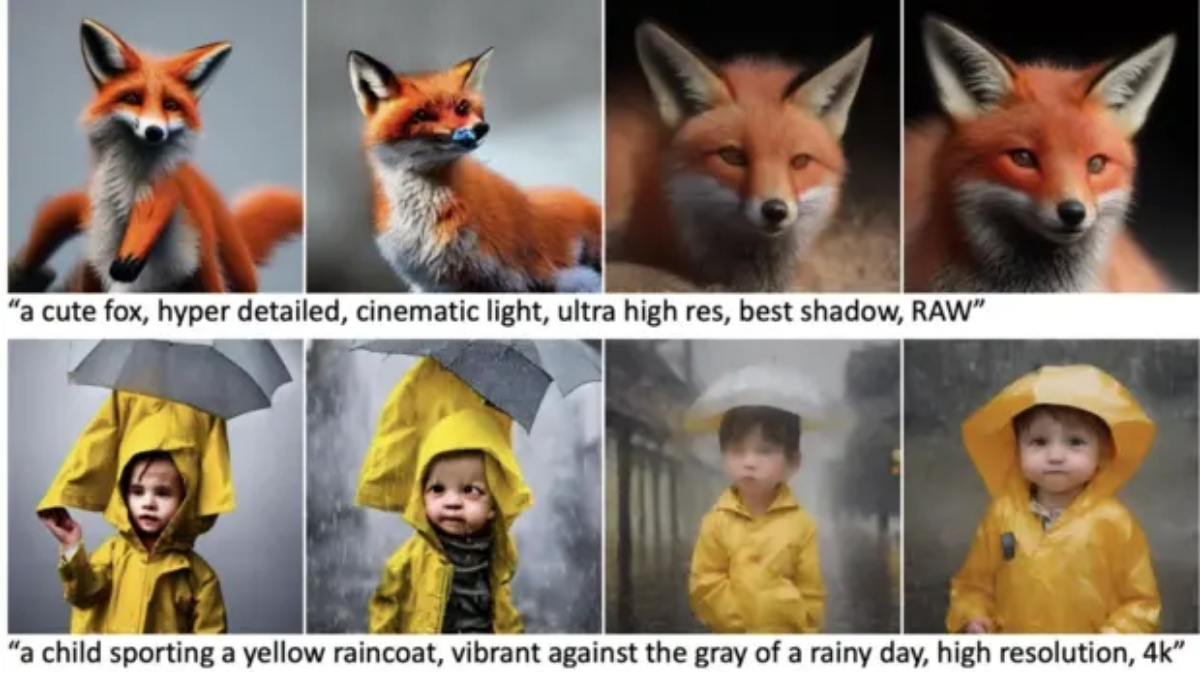 Công nghệ tạo ảnh EdgeFusion của Samsung Electronics và Nota (cột ngoài cùng bên phải). (Ảnh: Nota)