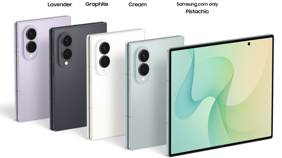 Các màu sắc hiện có cho Galaxy Z Fold8