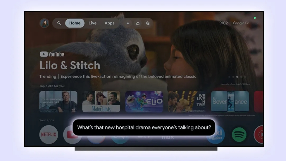 Gemini đã có mặt trên Google TV: Tóm tắt phim, tìm kiếm phim bằng mô tả,...