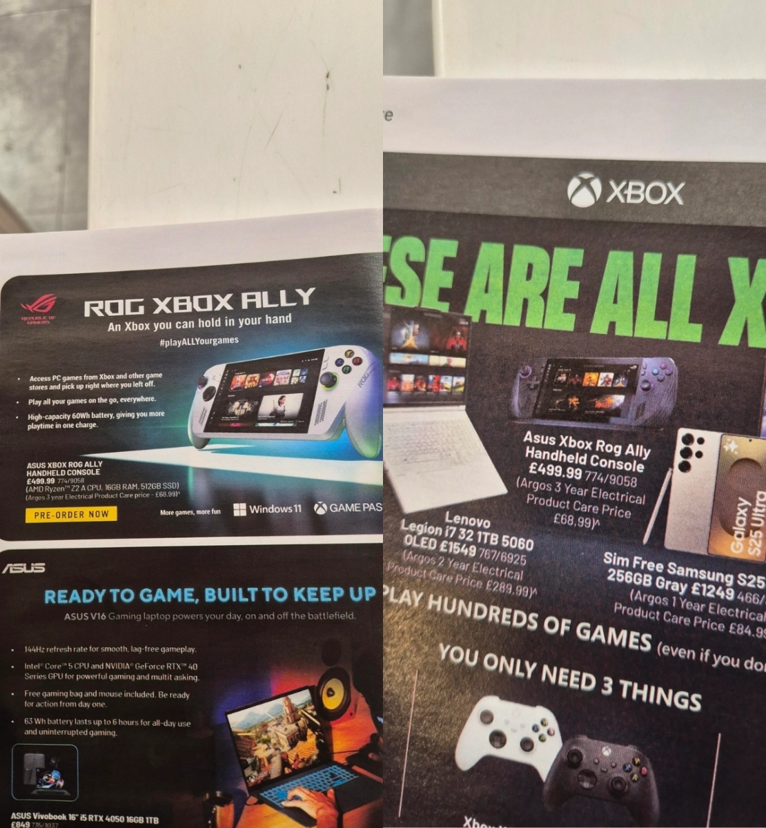 Bức ảnh để lộ giá bán của ROG Xbox Ally trên mạng xã hội gây tranh cãi