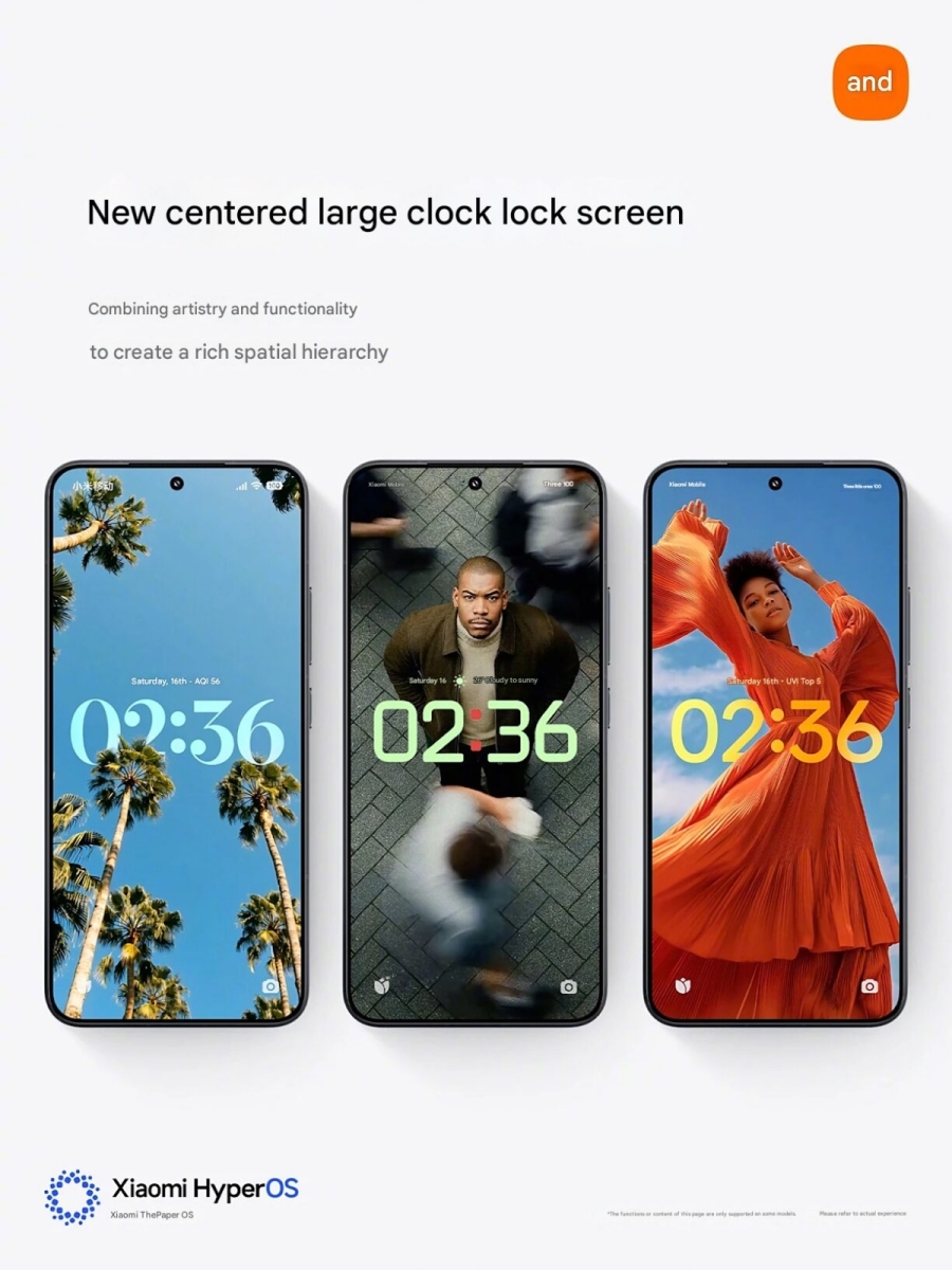 Giao diện mới của Xiaomi HyperOS 3