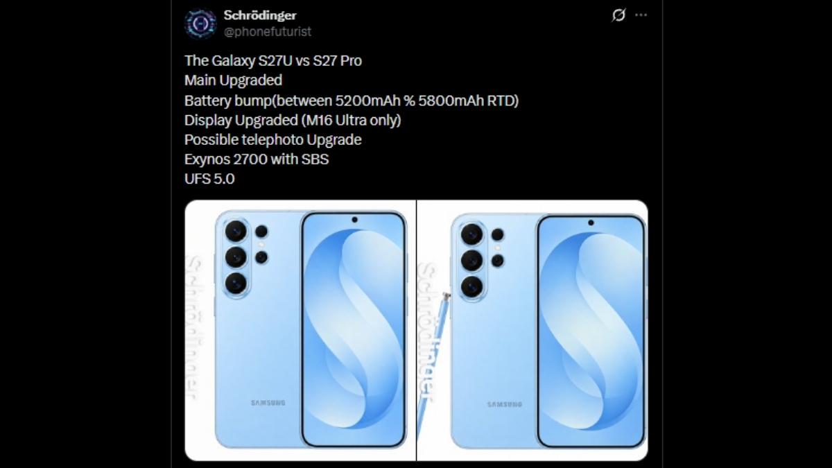 Tin đồn cho rằng Galaxy S27 Ultra sẽ được trang bị viên pin có dung lượng 5,800 mAh