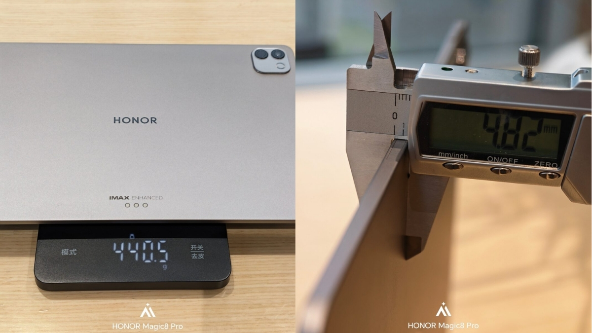 MagicPad 3 Pro 12.3 inch sở hữu độ mỏng chỉ 4.8 mm cùng với trọng lượng siêu nhẹ 440 gram