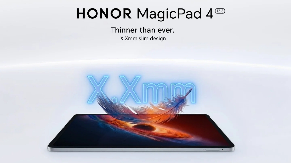 HONOR vẫn giữ được độ mỏng của máy ở mức dưới 5mm, đồng thời trang bị viên pin 10,000mAh