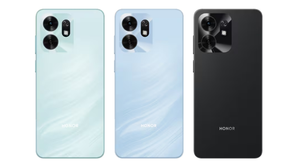 HONOR Play 60A có ba phiên bản màu sắc Lake Blue, Azure Sky và Inky Black Rock