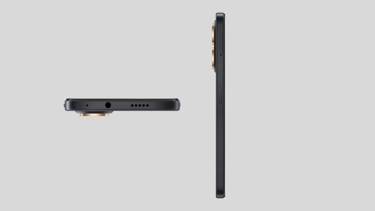 Ngoại hình thiết kế của phần cạnh bên và cạnh trên của HONOR X7e 4G bị rò rỉ