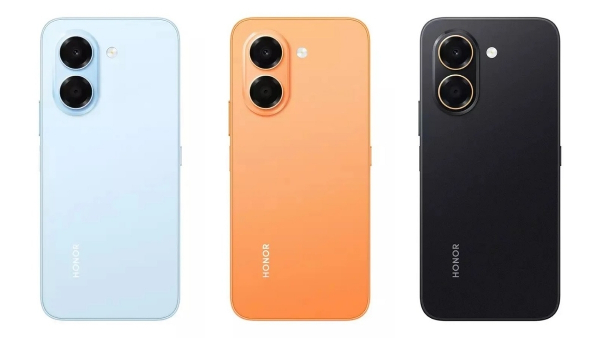 HONOR X7e 4G xuất hiện với ba tùy chọn màu sắc trẻ trung bao gồm đen, cam và xanh lam