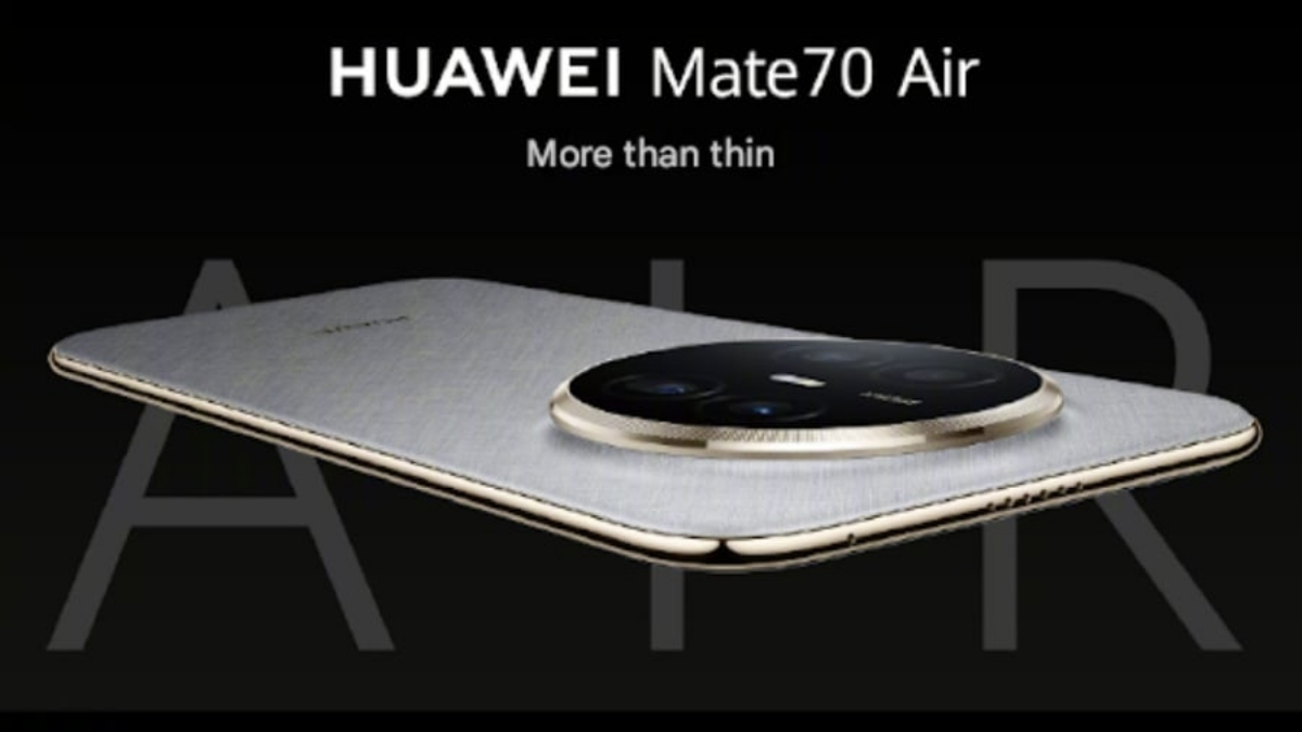 Huawei chính thức trình làng mẫu smartphone Huawei Mate 70 Air siêu mỏng